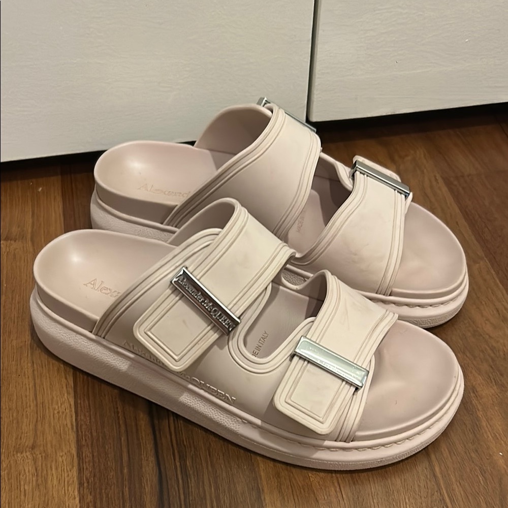 Alexander McQueen sandals light pink